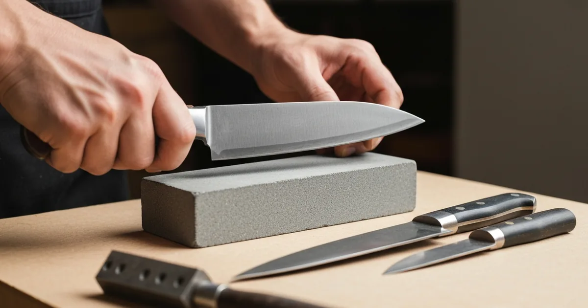 Affûtage par type d'acier : carbone, inox et damas
