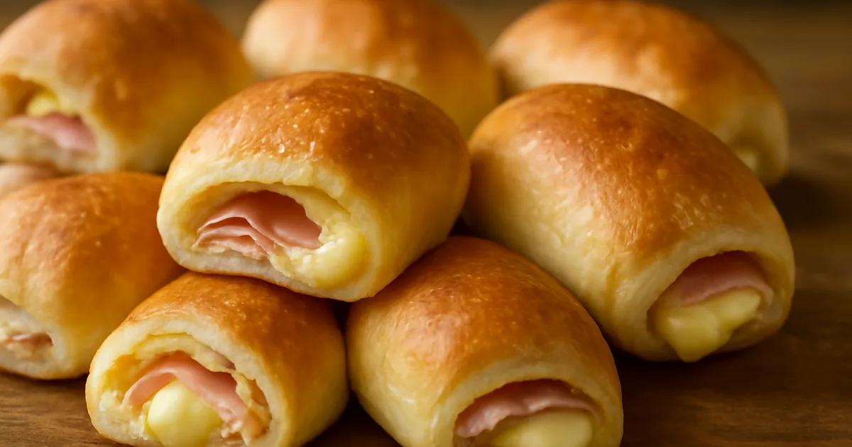 Petits pains fourrés jambon-fromage : recette de snack gourmand